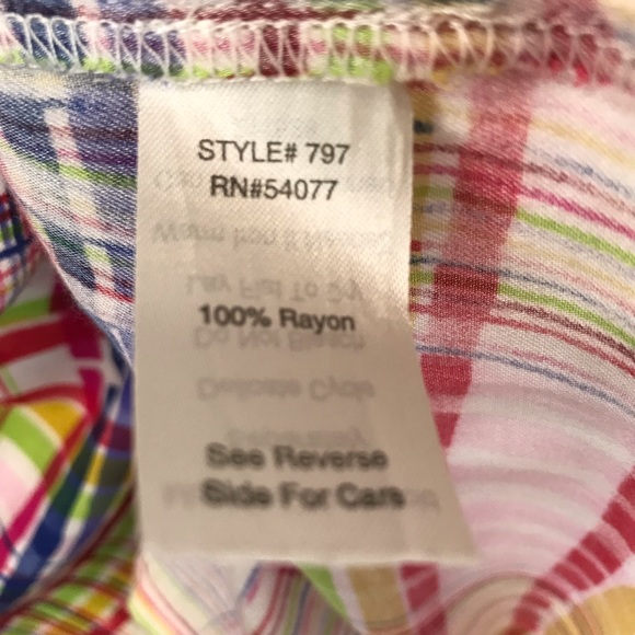 CAbi Plaid Long Sleeve Button Down Shirt Size M - Picture 6 of 6